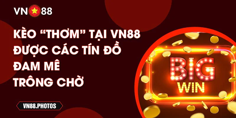 Kèo "thơm" tại VN88 được các tín đồ đam mê trông chờ