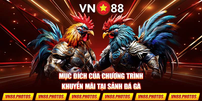 Mục đích của chương trình khuyến mãi tại sảnh đá gà